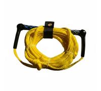 Chatonshen Corde de Traction pour Wakeboard Sangle Résistante Manche Antidérapant Soutien Prise Mousse Adaptée Sports Aquatiques Bateau, Jaune, Jaune