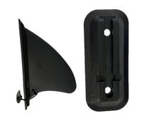 Chatonshen Dérive de Kayak Gonflable Aileron Quille Skeg pour Planche Gonflable Stabilise et Dirige en Légère PVC Écologique Fixation à Clip Amovible Pensée pour