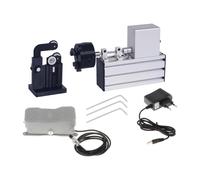 Chatonshen DIY Machine à Canne à Pêche Machine D'Enroulement Rotatif Électrique Kit Professionnel Portable en Métal pour Réparation de Cannes Adapté Bricoleur At, Ensemble C