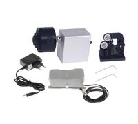 Chatonshen DIY Machine à Canne à Pêche Machine D'Enroulement Rotatif Électrique Kit Professionnel Portable en Métal pour Réparation de Cannes Adapté Bricoleur At, Ensemble D