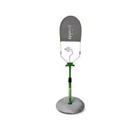 Chatonshen Entraîneur de Pickleball Appareil d'Entraînement Outil de Pratique Système de Rebond Réglable pour Travail en Solo avec Plateforme Maille et Poteau Régulière Suitable pour, Blanc