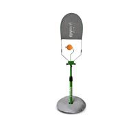 Chatonshen Entraîneur de Pickleball Appareil d'Entraînement Outil de Pratique Système de Rebond Réglable pour Travail en Solo avec Plateforme Maille et Poteau Régulière Suitable pour, Orange
