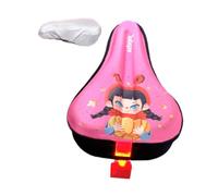Chatonshen Housse de Selle de Vélo pour Enfants, Coussin de Selle Confortable en Silicone avec Mousse à Mémoire de Forme et Protection Contre La Pluie, Lumière I, Pink M