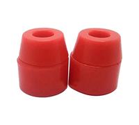 Chatonshen Kit de 4 Pièces de Silentblocs de Skateboard, Amortisseurs et Joints en Polyuréthane à Double Dureté, pour La Réparation des Trucks. Convient Aux, Rouge 95A