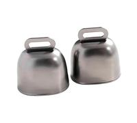 Chatonshen Lot de 2 Cloches pour Vaches et Ours, Accessoires Anti-Perte pour Petits Animaux Sauvages (Moutons, Bétail), Accessoires de Pâturage, Fournitures pour