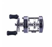 Chatonshen Moulinet de Pêche Tambour Construction Aluminium Cuivre Performance Fiable Protection Contre Humidité Poids Supporté 4.5kg pour Utilisation Côtière et Bateau, Gris Métal, CL30