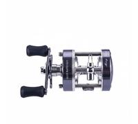 Chatonshen Moulinet de Pêche Tambour Construction Aluminium Cuivre Performance Fiable Protection Contre Humidité Poids Supporté 4.5kg pour Utilisation Côtière et Bateau, Gris Métal, CL60 Droitier