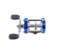 Chatonshen Moulinet de Pêche Tambour Construction Aluminium Cuivre Performance Fiable Protection Contre Humidité Poids Supporté 4.5kg pour Utilisation Côtière et Bateau, Bleu, CL60