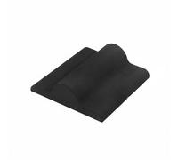 Chatonshen Planche Fitness de Squat d'Étirement pour Talon Wedge en Mousse EVA Aide au Renforcement des Jambes Adaptée pour Entraînement Rééducation Maison, Noir, Noir, 15 Cm