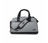 Chatonshen Poche à Vêtements de Sport Golf avec Double Couche en Nylon Imperméable et Sangle d'Épaule pour Séparer Vêtements et Chaussures pour Déplacements en Voiture, Gris