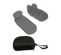 Chatonshen Poignées de Gymnastique, Protection de La Paume, Poignée Robuste en Silicone, Renforcement de La Puissance de Préhension pour Exercices de Levier D, Gris