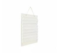 Chatonshen Présentoir Mural pour Médailles Organisateur Porte-Ceintures Taekwondo Support Rangement en Feutrine avec Poches Visibles Conçu pour Suspendre et, Array, Blanc Classique