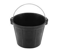 Chatonshen Seau à Aliments en Caoutchouc, pour L'alimentation des Chevaux, Multi-usages, avec Poignée, Récipient, Gamelle pour Chien, Mangeoire pour Poules,