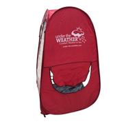 Chatonshen Tente Pod Abri Portatif pour Individu PVC Étanche Coupe-Vent Espace Intérieur Confortable Facile à Nettoyer Adapté à La Pêche Activités en, Rouge