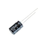 CHATROOM 20 pièces 25V470UF 8 * 12mm 470UF 25V 8 * 12 condensateur électrolytique en Aluminium