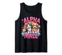 Chats Alpha Meme Cat Male Kitten pour Les Vrais Hommes Débardeur