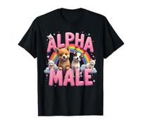 Chats Alpha Meme Cat Male Kitten pour Les Vrais Hommes T-Shirt