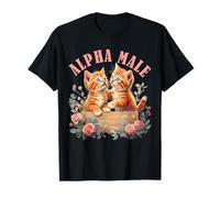 Chats Alpha Meme Cat Male Kitten pour Les Vrais Hommes T-Shirt
