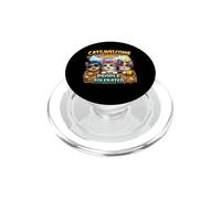 Chats Bienvenue Personnes Toléré Chat Drôle PopSockets PopGrip pour MagSafe