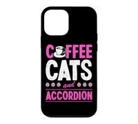 Chats café et accordéon Coque pour iPhone 12 Mini