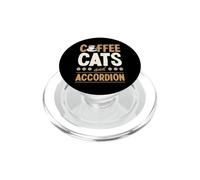Chats café et accordéon PopSockets PopGrip pour MagSafe
