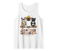Chats chrétiens Halloween are You Falloween Jésus Mignons rétro Débardeur