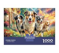 Chats Courant dans la Rue Puzzle 1000 Pièces pour Adultes Et Enfants Dès 14 Ans Jeux Défi Jouets Éducatifs Qualité Supérieure Décoration Maison Loisirs Créatifs 52x38cm/1000pcs
