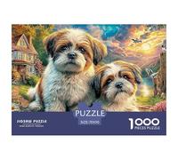 Chats dans Le Jardin Puzzle pour Adultes - 1000 Pièces De Qualité Supérieure : Le Défi Ultime du Puzzle pour Tous (Homme, Femme, Adulte, Enfant 14+) 70x50cm/1000pcs