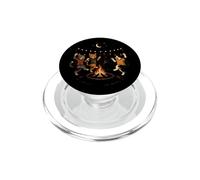 Chats Dansants Feu de Camp Nuit Amoureux des Chats PopSockets PopGrip pour MagSafe