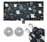 Chats De Dessin Animé Mignon Hamac D'extéRieur Portable LéGer pour Camping Voyages Plage