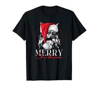 Chats de Noël amusants Santa Maine Coon Merry Christmas T-Shirt