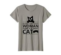 Chats derrière Chaque Grande Femme il y a Un Grand Chat T-Shirt