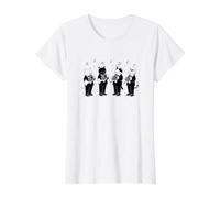 Chats Drôles Cor Ensemble Orchestre Musique Classique Chat T-Shirt Graphique avec Valeur