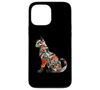 Chats en Origami Japonais T pour Les propriétaires de Chats Coque pour iPhone 13 Pro Max