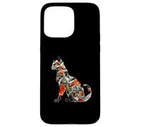 Chats en Origami Japonais T pour Les propriétaires de Chats Coque pour iPhone 15 Pro Max