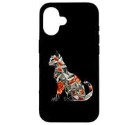 Chats en Origami Japonais T pour Les propriétaires de Chats Coque pour iPhone 16