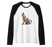 Chats en Origami Japonais T pour Les propriétaires de Chats Manche Raglan