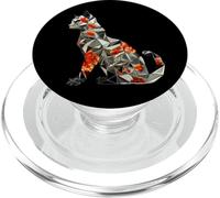 Chats en Origami Japonais T pour Les propriétaires de Chats PopSockets PopGrip pour MagSafe