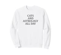 Chats et Astrologie Toute la journée Sweatshirt