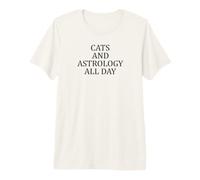 Chats et Astrologie Toute la journée T-Shirt Haut de Gamme