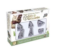 Chats et catacombes en quête de dents et de griffes, miniatures en plastique trè