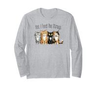 Chats et Chatons Mignons Que Je nourris, Stray Cat Care Love Manche Longue