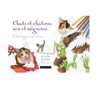 Chats et chatons zen et mignons coloriages anti-stress /cartes postales Collectif (Auteur)
