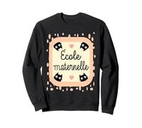 Chats Filles Jeunes Enfants École Maternelle Sweatshirt