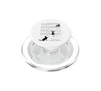 Chats Mignons Jouent avec des Partitions - Femmes et Enfants PopSockets PopGrip pour MagSafe
