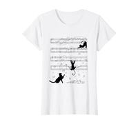 Chats Mignons Jouent Avec Des Partitions - Femmes et Enfants T-Shirt