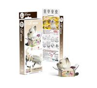Eugy Puzzle 3D Chat Mocha N°088 – Jouet créatif en carton recyclé, éducatif et écologique, dès 6 ans