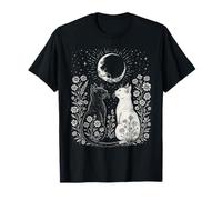 Chats Mystiques - Lune, Magie ésotérique Gothic T-Shirt