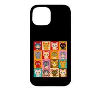 Chats Pop Art Amusants Coque pour iPhone 15