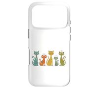 Chats rétro de l'ère Atomique Moderne du Milieu du siècle Coque pour iPhone 17 Pro